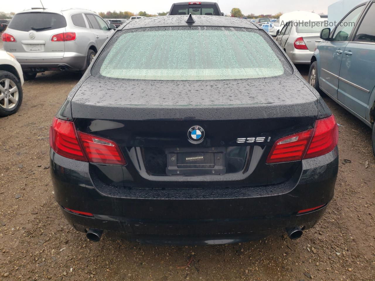 2011 Bmw 535 I Black vin: WBAFR7C52BC605877