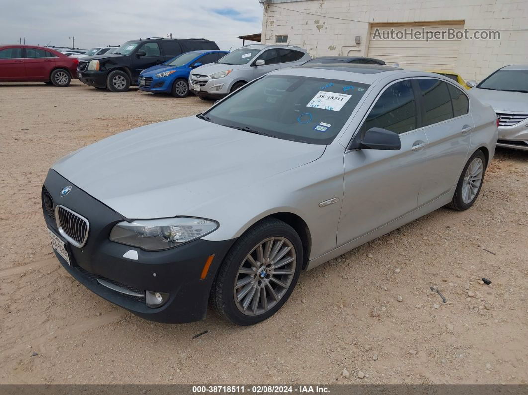 2011 Bmw 535i   Silver vin: WBAFR7C53BC602924