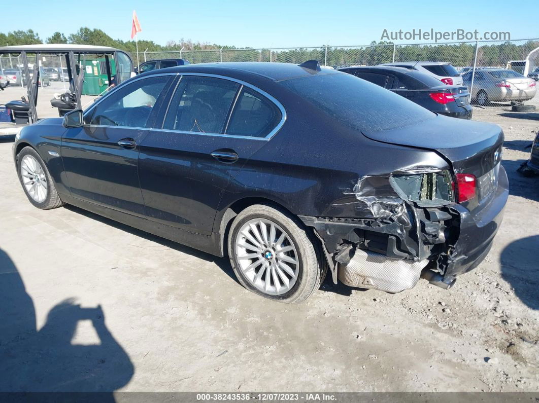 2011 Bmw 535i Black vin: WBAFR7C53BC608996