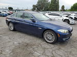 2011 Bmw 535 I Blue vin: WBAFR7C54BC600518