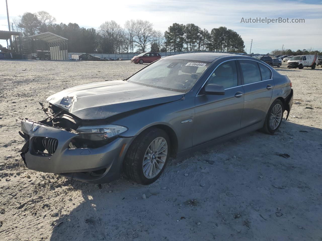 2011 Bmw 535 I Silver vin: WBAFR7C54BC604438