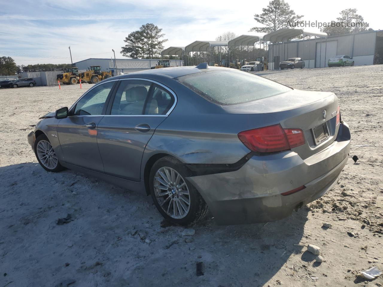 2011 Bmw 535 I Silver vin: WBAFR7C54BC604438