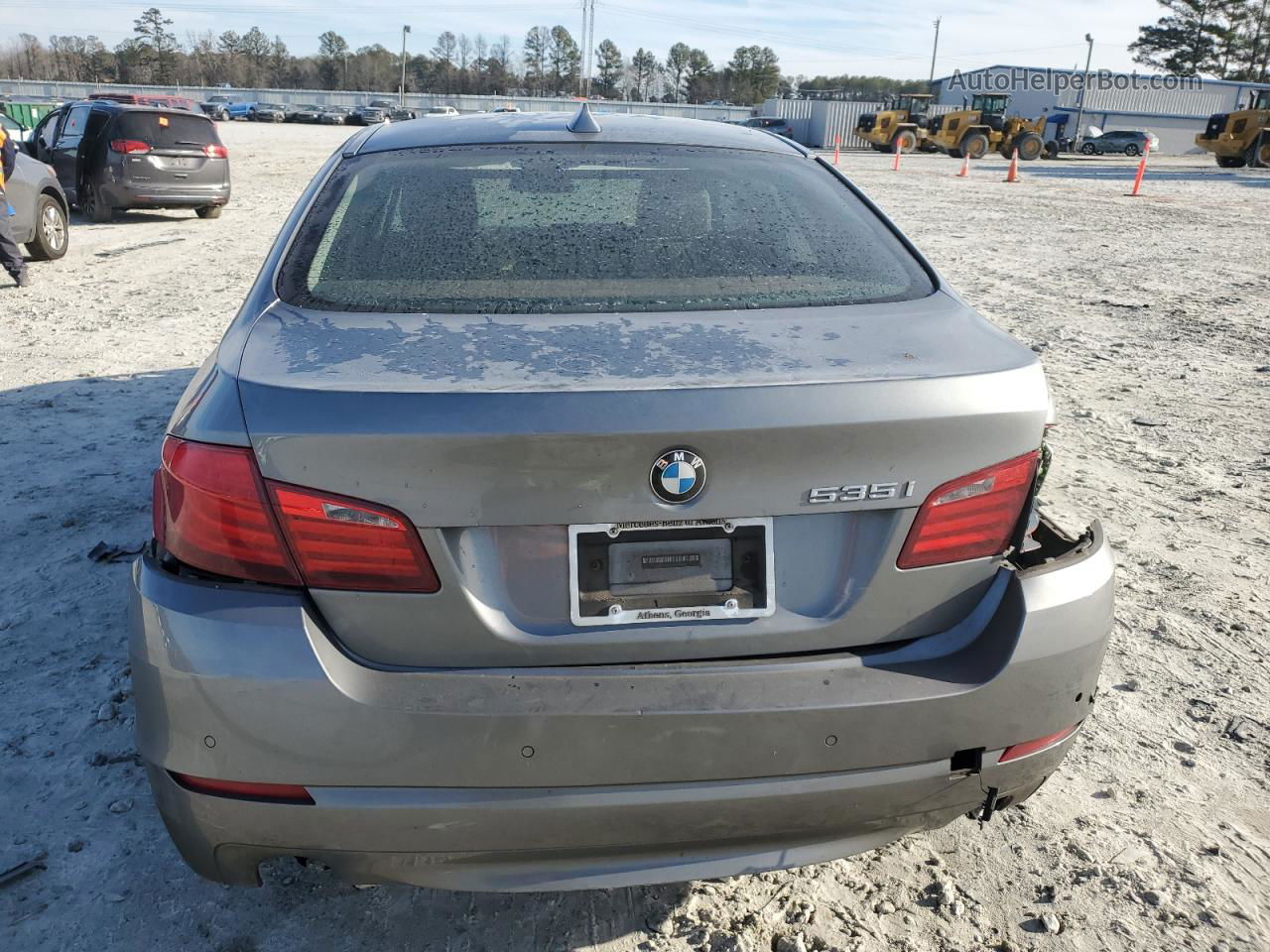 2011 Bmw 535 I Silver vin: WBAFR7C54BC604438