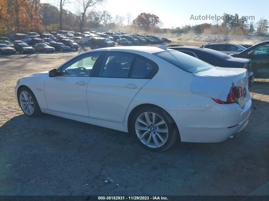 2011 Bmw 535i White vin: WBAFR7C55BC801330