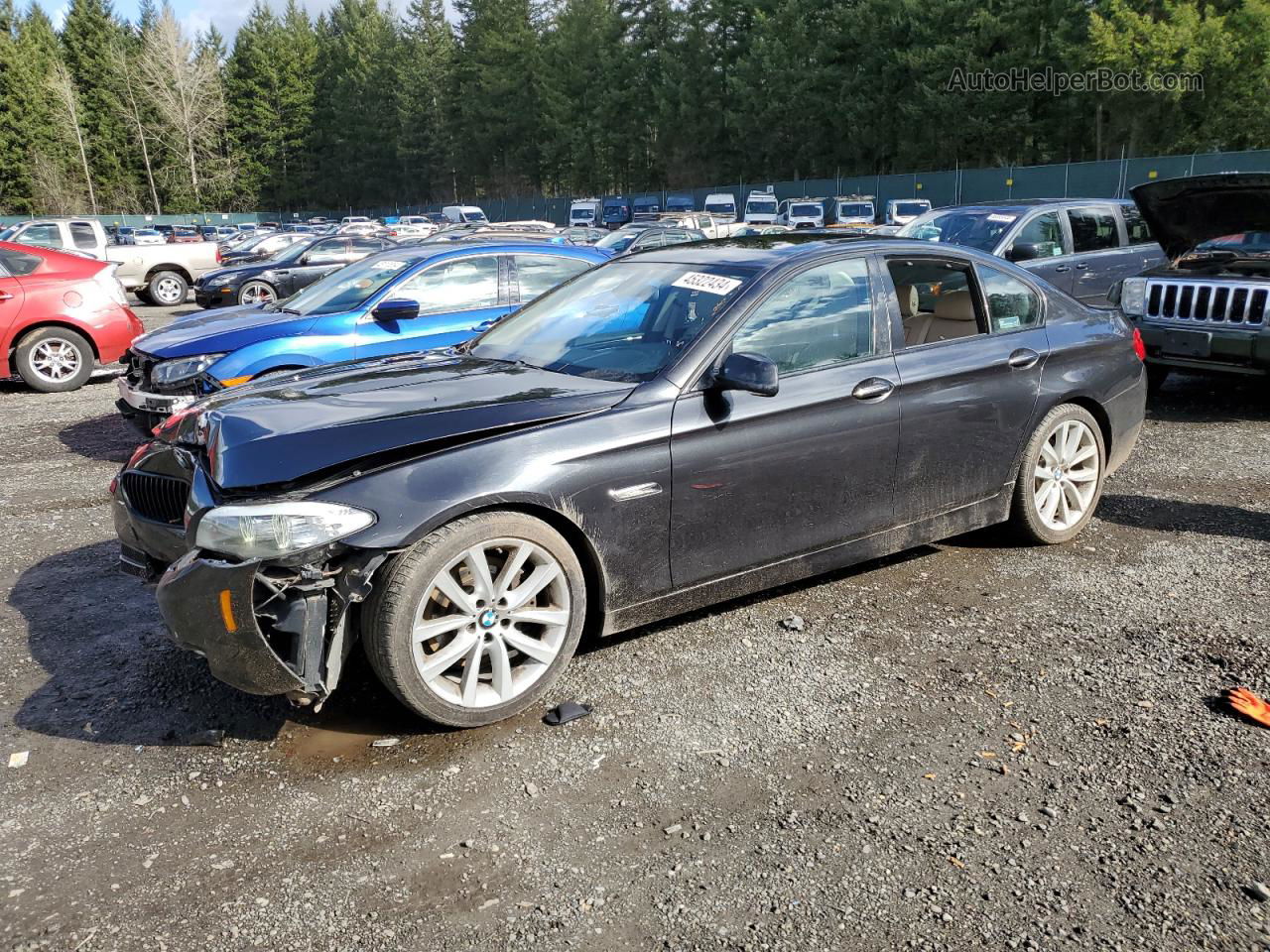 2011 Bmw 535 I Gray vin: WBAFR7C55BC801456