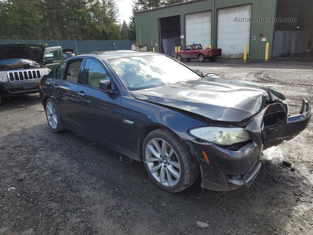 2011 Bmw 535 I Gray vin: WBAFR7C55BC801456