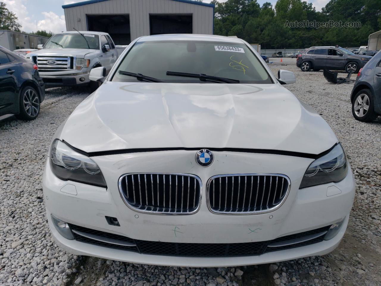 2011 Bmw 535 I Белый vin: WBAFR7C56BC605316