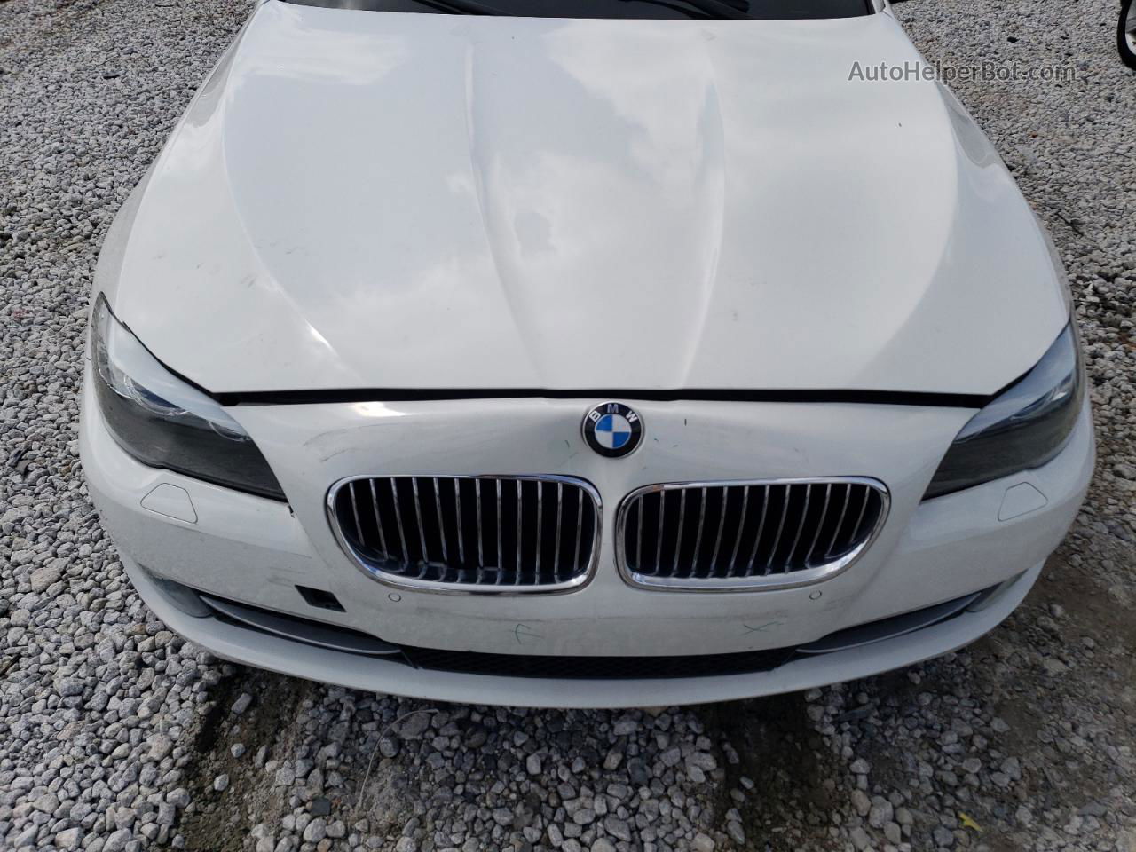 2011 Bmw 535 I White vin: WBAFR7C56BC605316