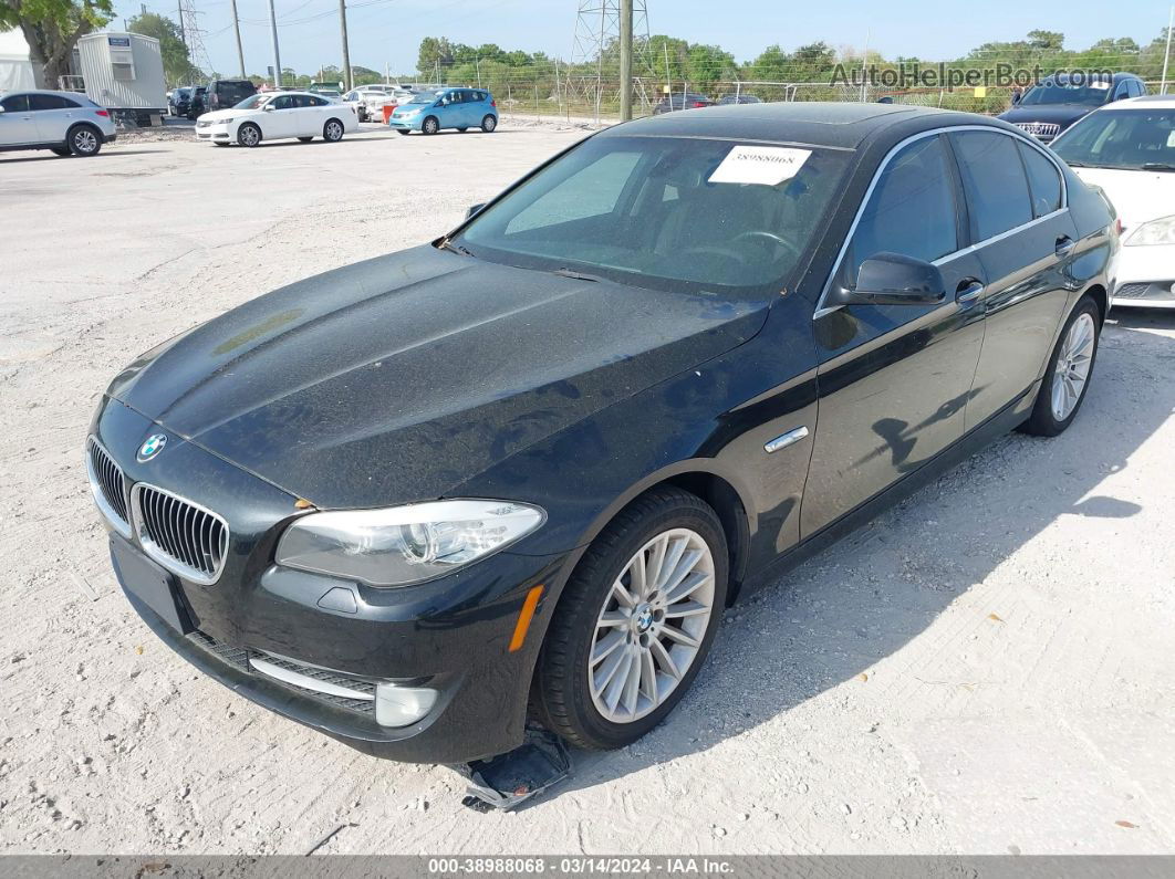 2011 Bmw 535i   Черный vin: WBAFR7C56BC608121