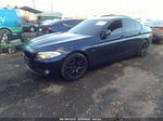 2011 Bmw 535i Blue vin: WBAFR7C56BC807041