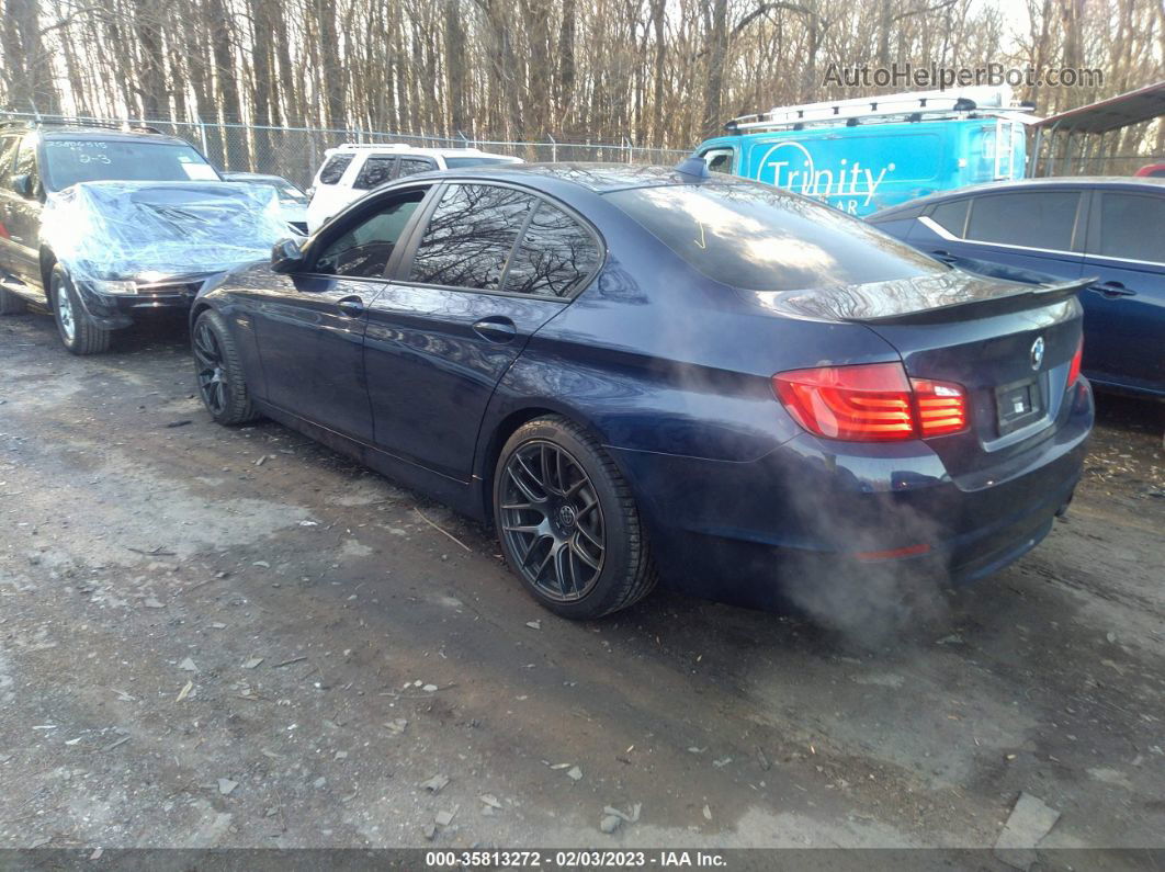 2011 Bmw 535i Синий vin: WBAFR7C56BC807041