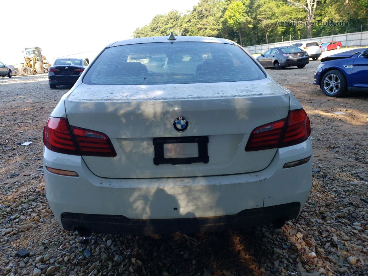 2011 Bmw 535 I White vin: WBAFR7C56BC807458