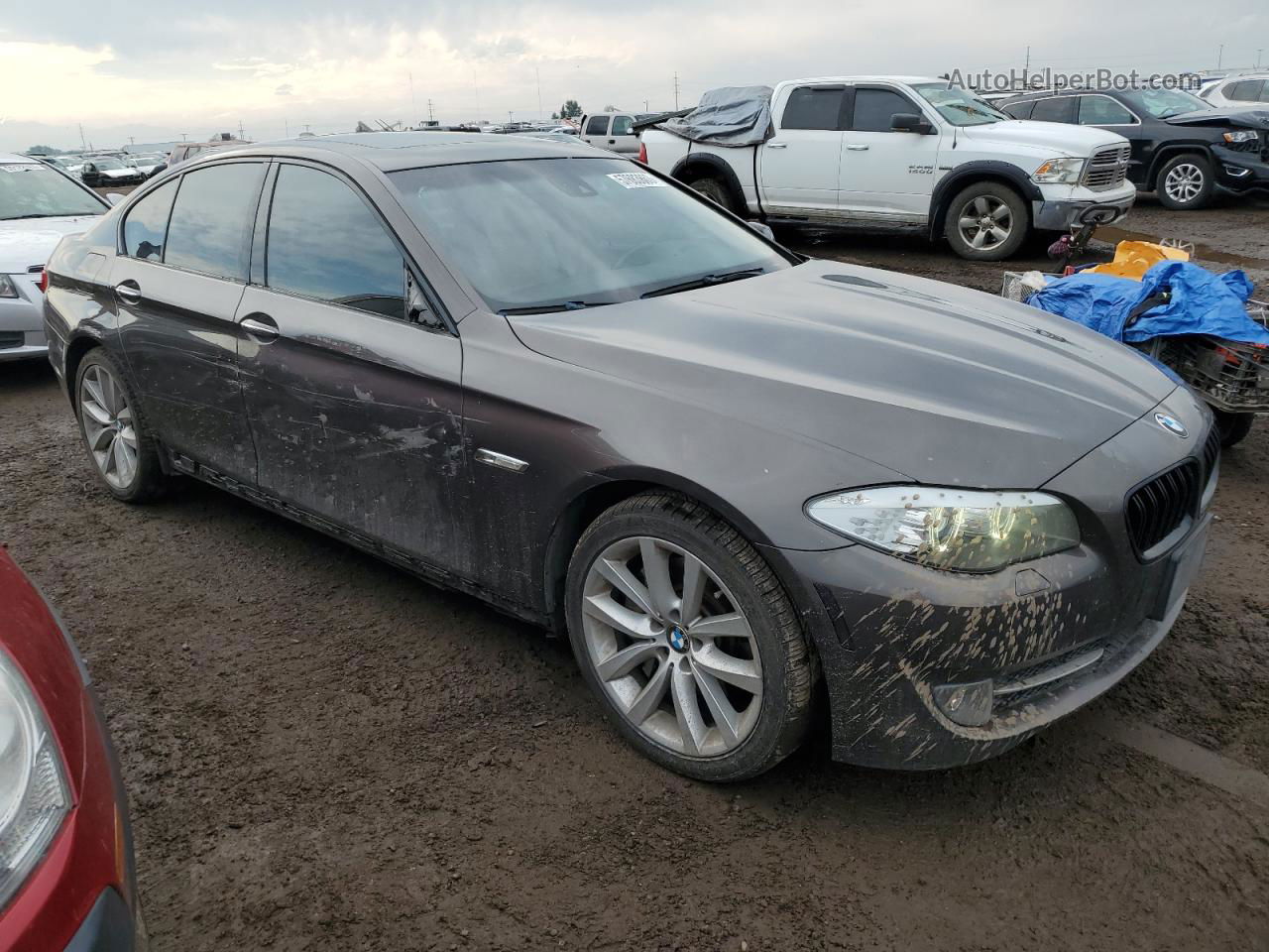 2011 Bmw 535 I Серый vin: WBAFR7C57BC266842