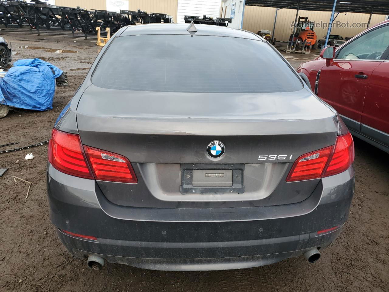 2011 Bmw 535 I Gray vin: WBAFR7C57BC266842