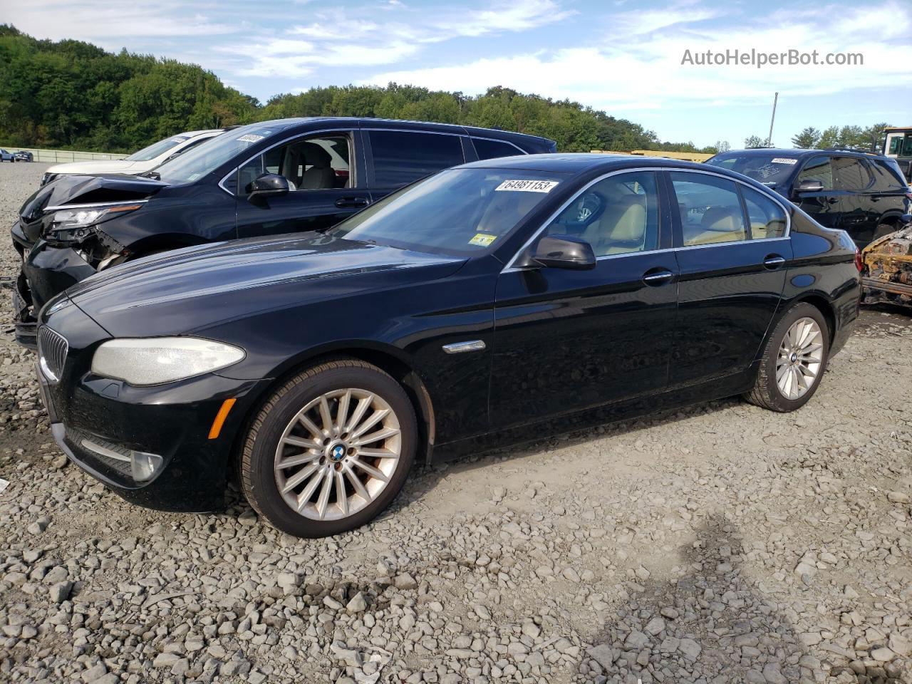 2011 Bmw 535 I Black vin: WBAFR7C57BC603509