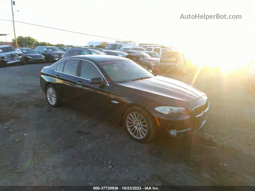 2011 Bmw 535i Black vin: WBAFR7C58BC266137