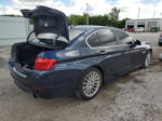 2011 Bmw 535 I Синий vin: WBAFR7C59BC606010