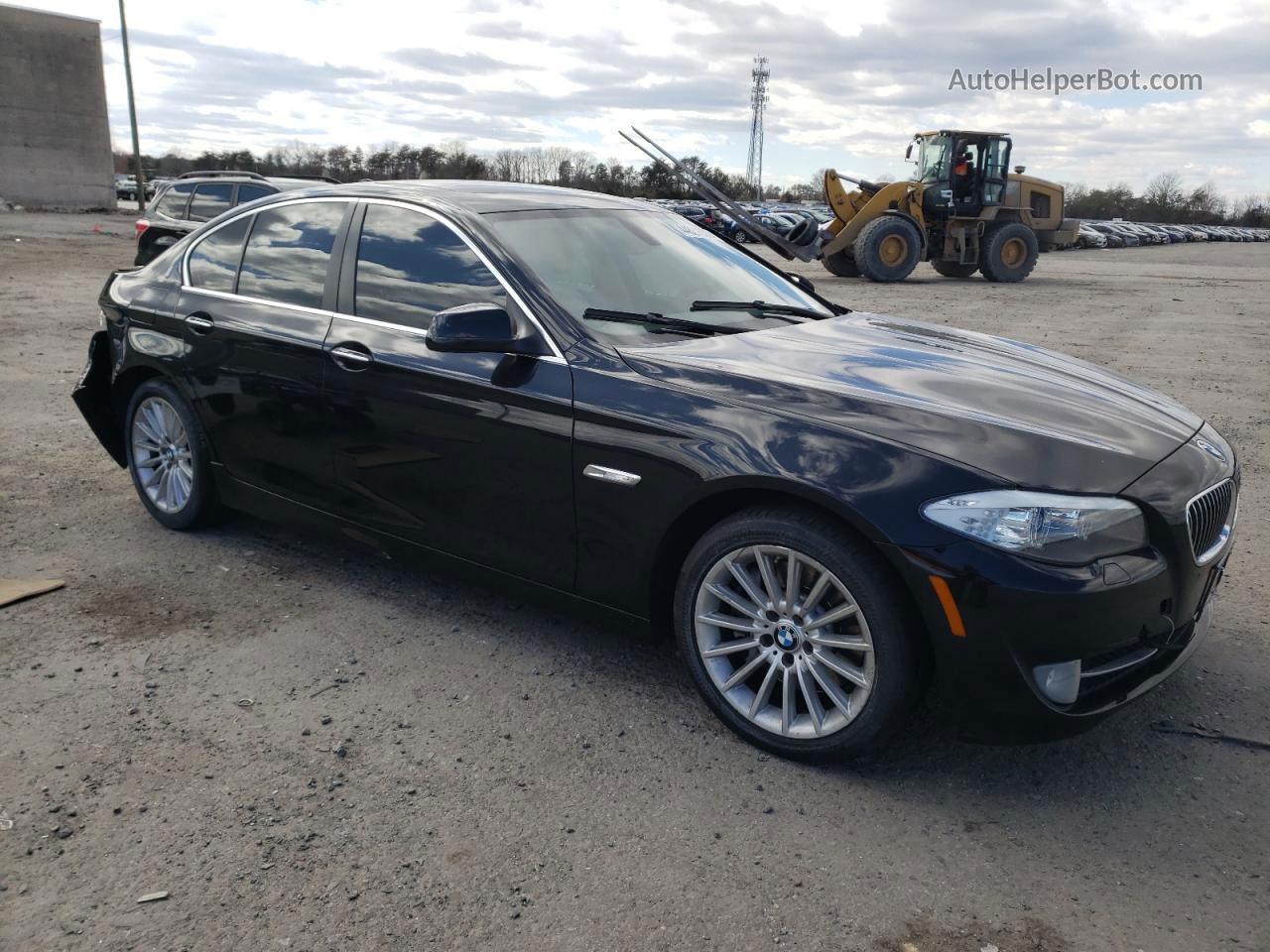 2011 Bmw 535 I Черный vin: WBAFR7C59BC606346