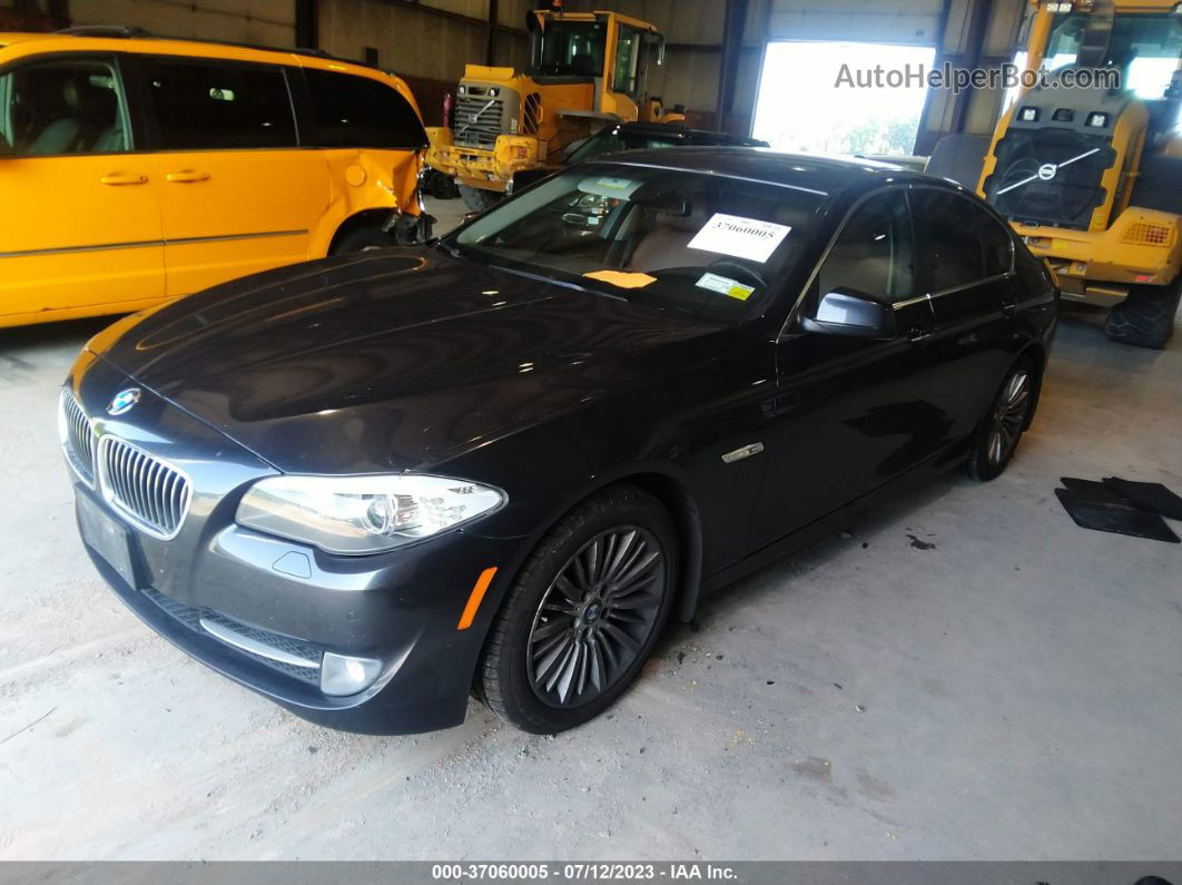 2011 Bmw 5 Series 535i Gray vin: WBAFR7C5XBC602502