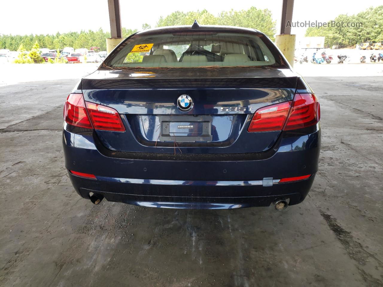 2011 Bmw 535 I Blue vin: WBAFR7C5XBC603763