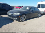 2011 Bmw 550i Black vin: WBAFR9C57BC617731