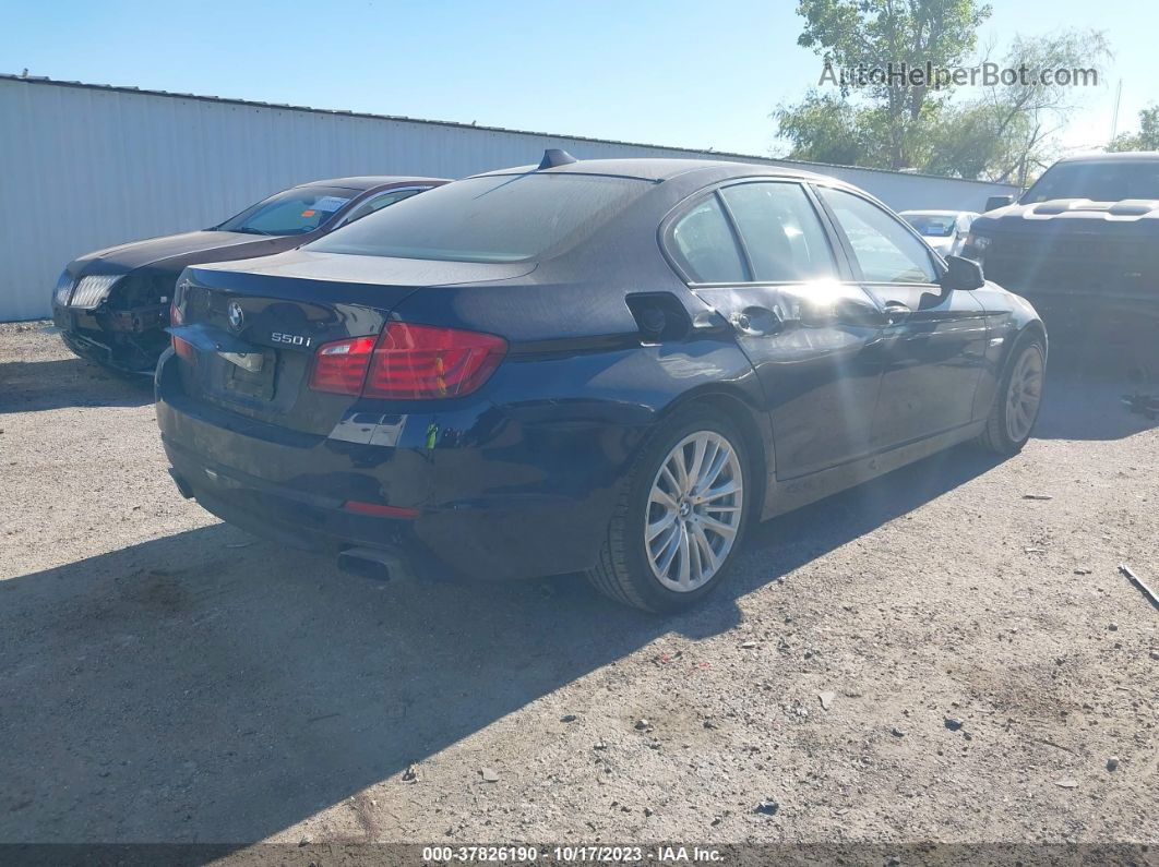 2011 Bmw 550i Black vin: WBAFR9C57BC617731