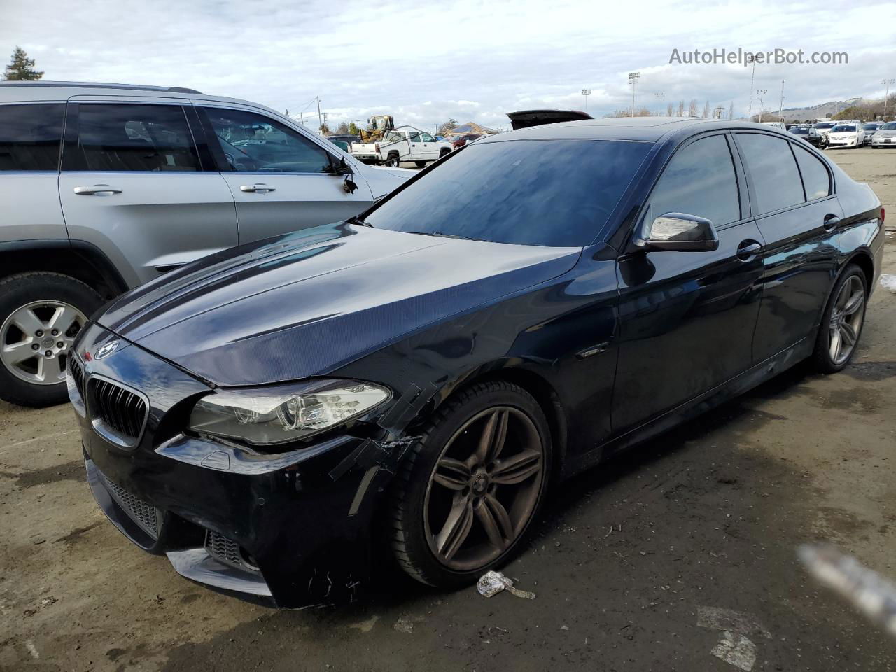 2011 Bmw 550 I Черный vin: WBAFR9C5XBC758308