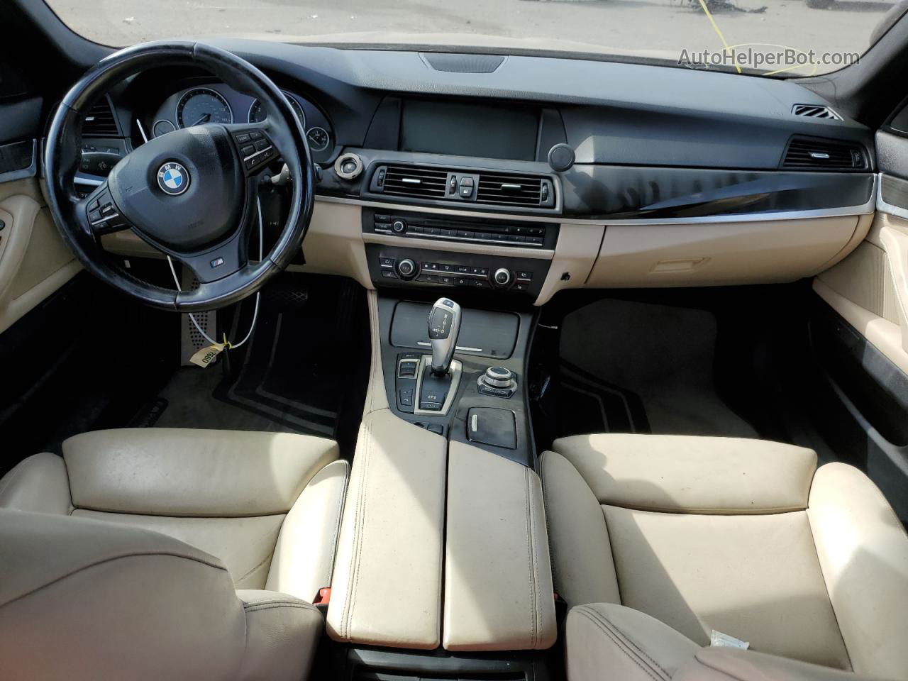 2011 Bmw 550 I Черный vin: WBAFR9C5XBC758308