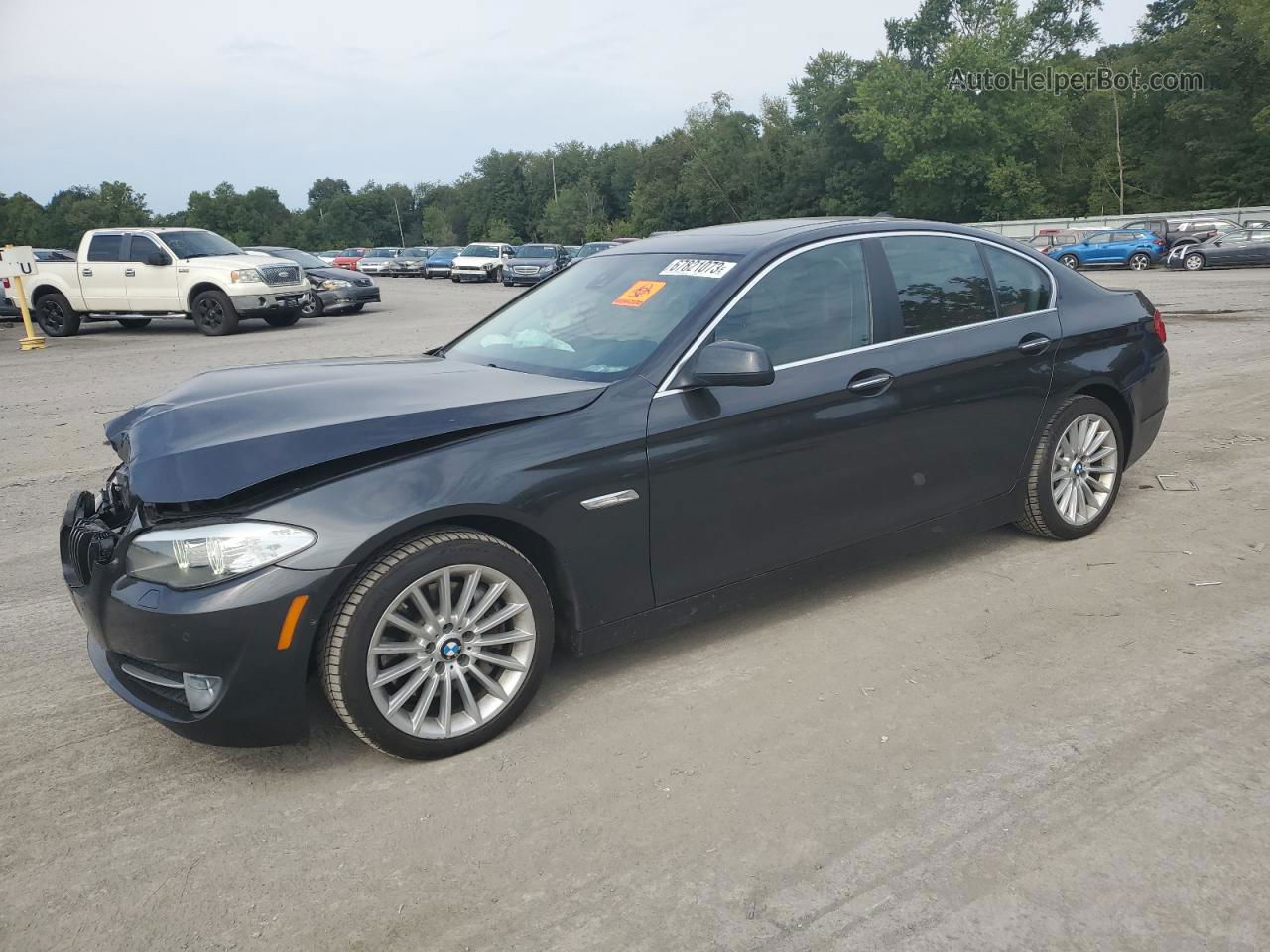 2011 Bmw 535 Xi Black vin: WBAFU7C50BC874054