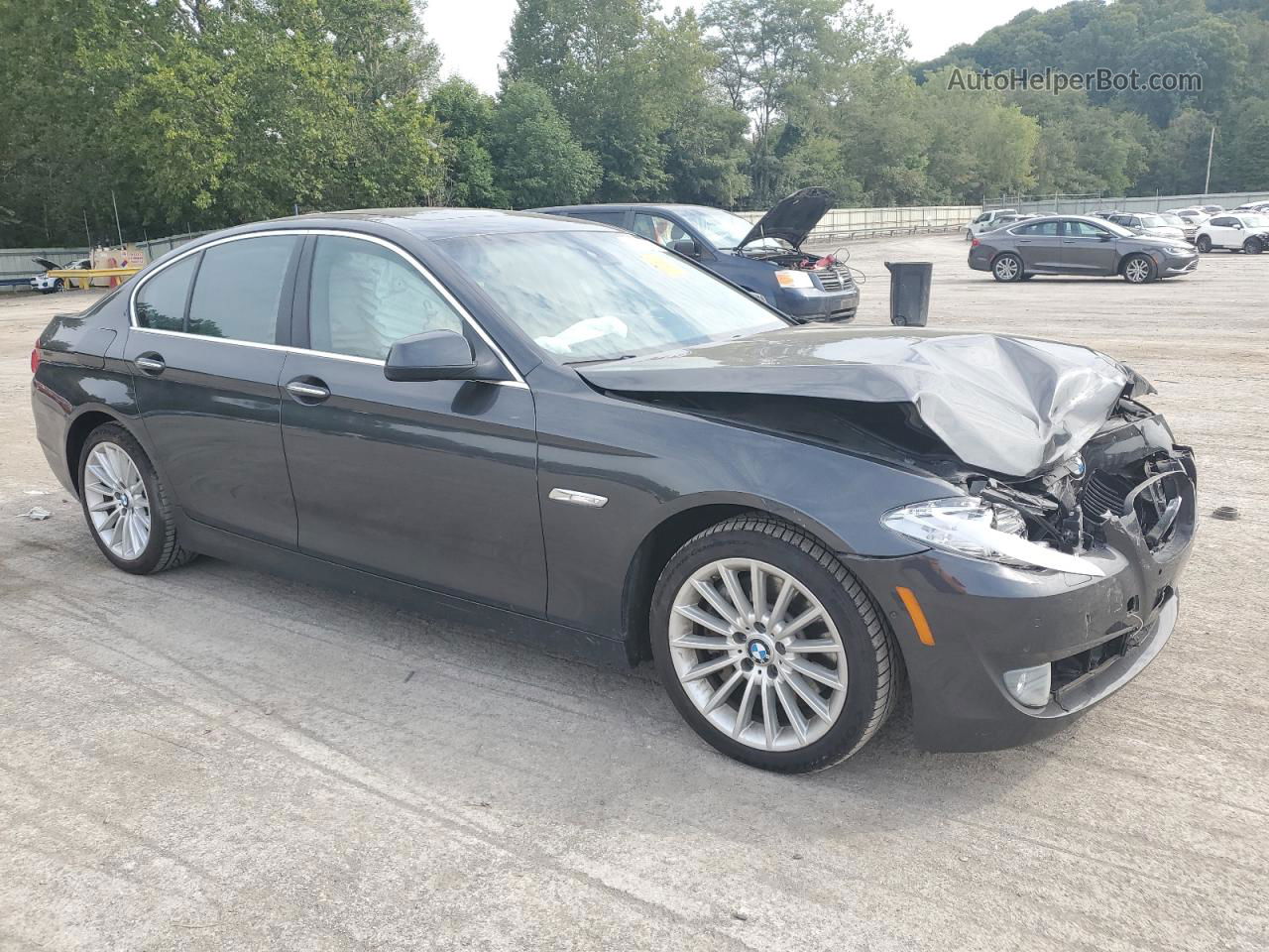 2011 Bmw 535 Xi Black vin: WBAFU7C50BC874054