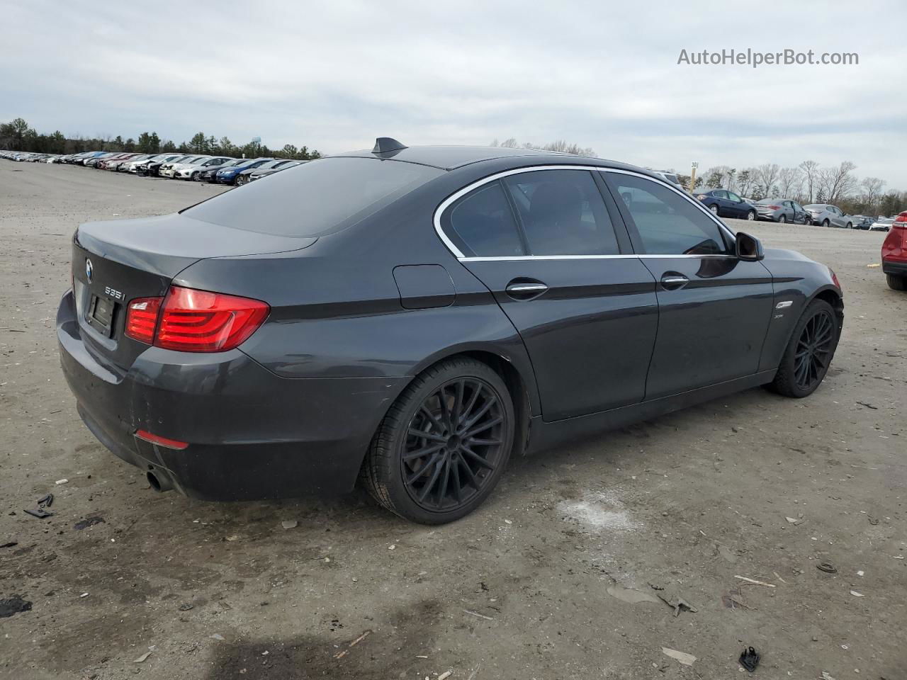 2011 Bmw 535 Xi Черный vin: WBAFU7C50BC878573