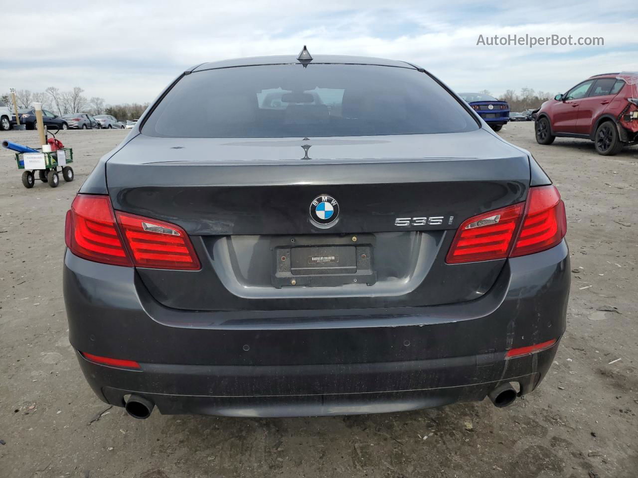 2011 Bmw 535 Xi Черный vin: WBAFU7C50BC878573