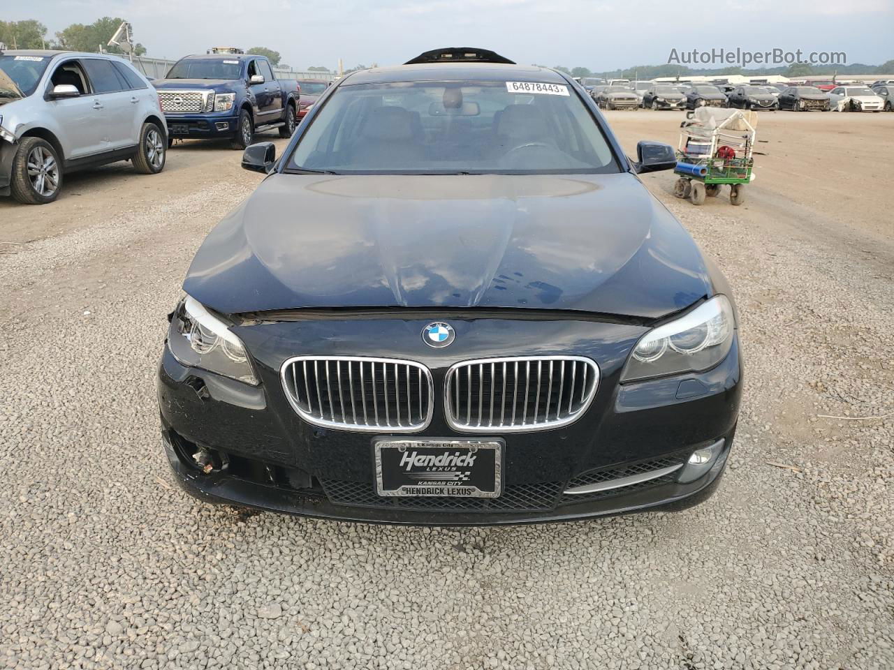 2011 Bmw 535 Xi Black vin: WBAFU7C51BC877786