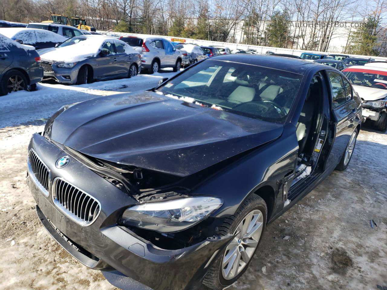 2011 Bmw 535 Xi Blue vin: WBAFU7C52BDU56038