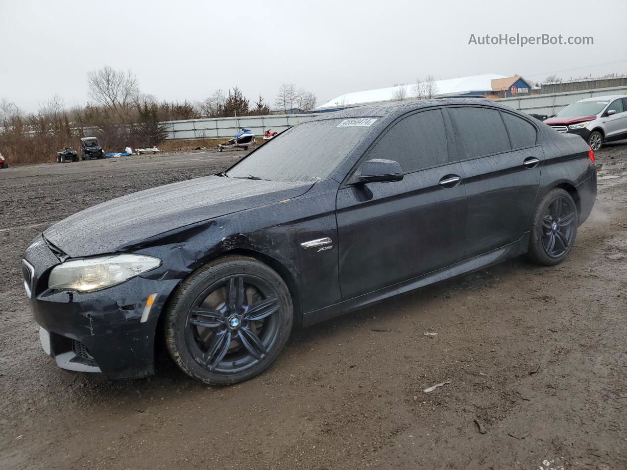 2011 Bmw 535 Xi Black vin: WBAFU7C53BC874520