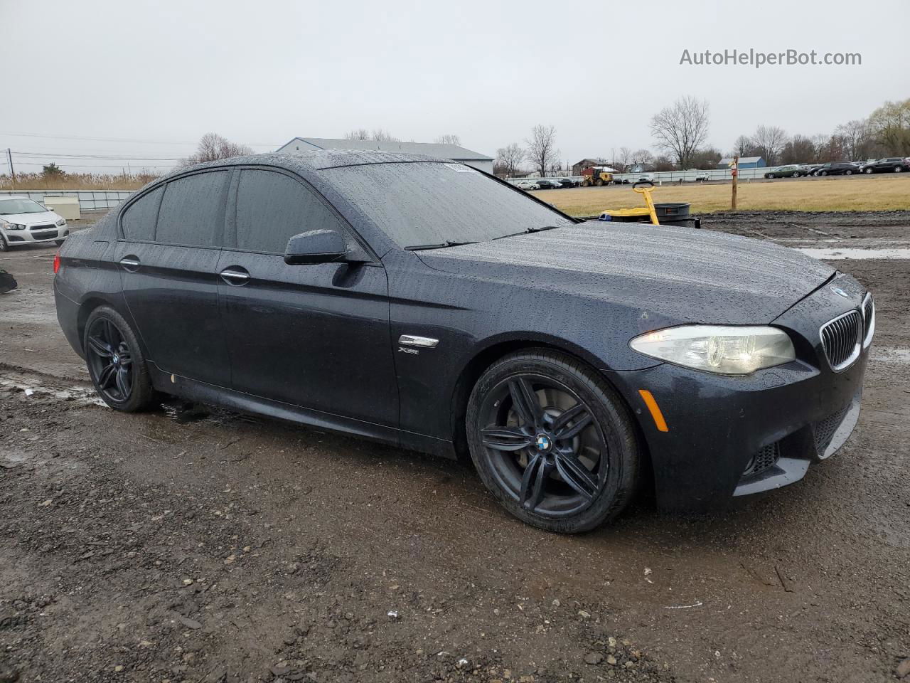 2011 Bmw 535 Xi Black vin: WBAFU7C53BC874520