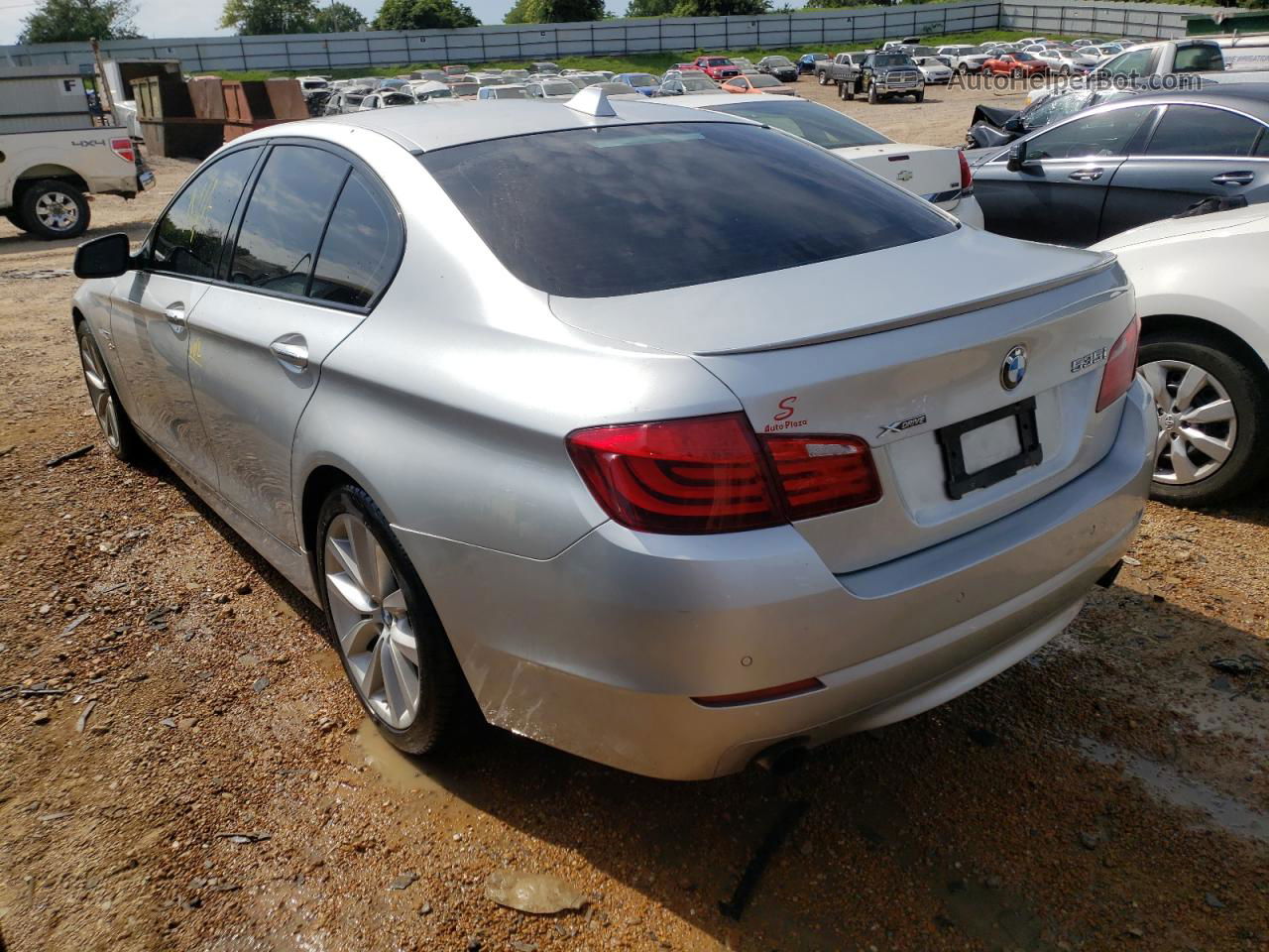 2011 Bmw 535 Xi Silver vin: WBAFU7C55BC771597