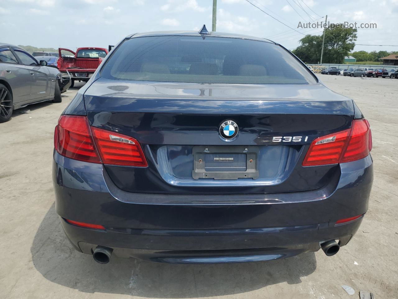 2011 Bmw 535 Xi Blue vin: WBAFU7C55BC771910