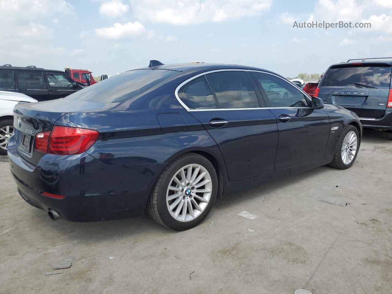 2011 Bmw 535 Xi Blue vin: WBAFU7C55BC771910