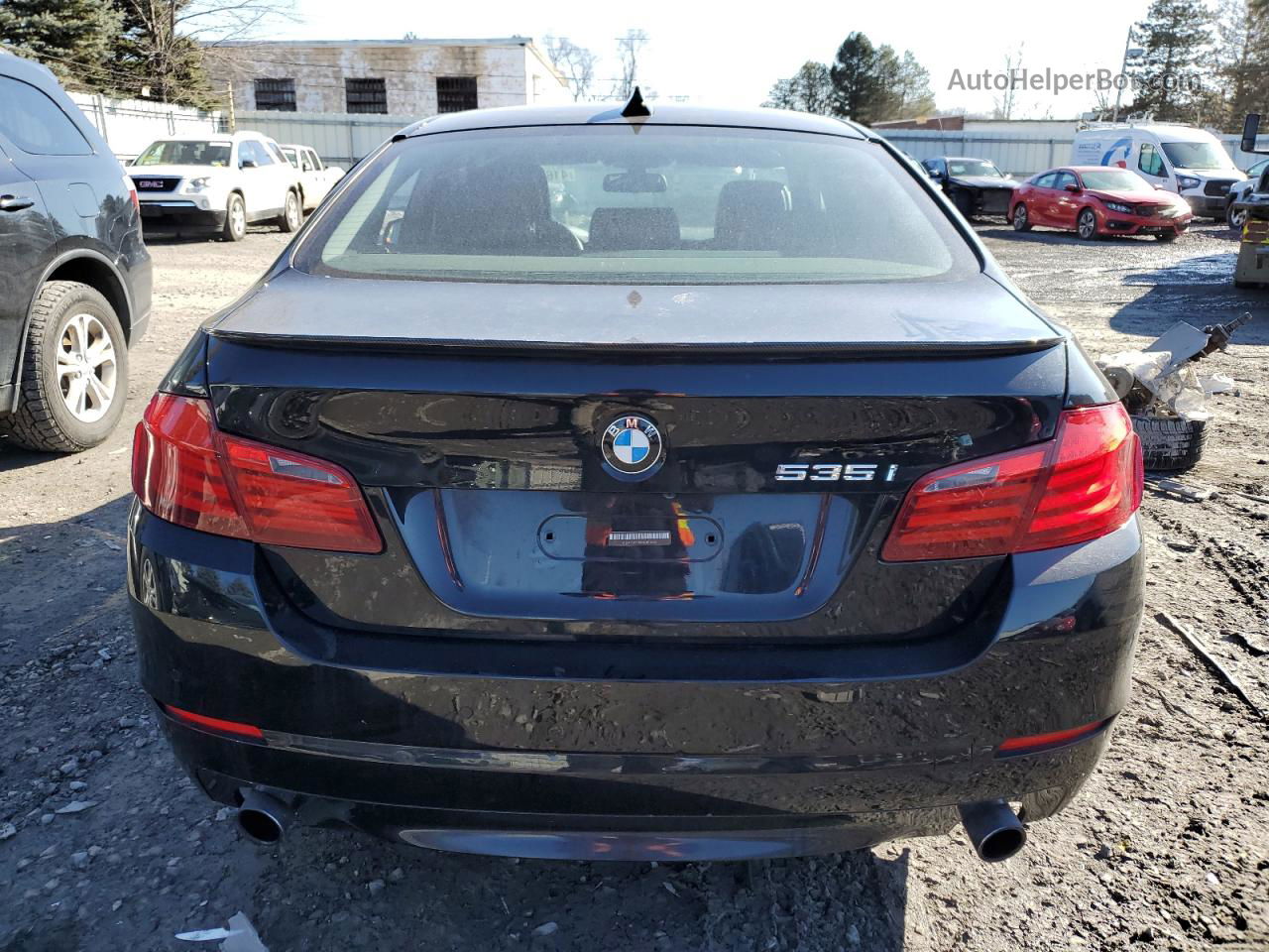 2011 Bmw 535 Xi Black vin: WBAFU7C55BC873885