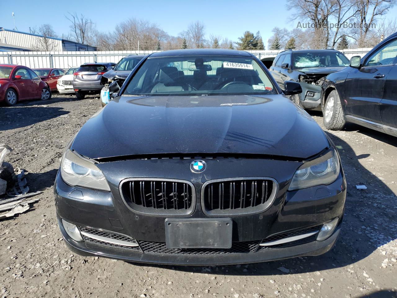 2011 Bmw 535 Xi Black vin: WBAFU7C55BC873885