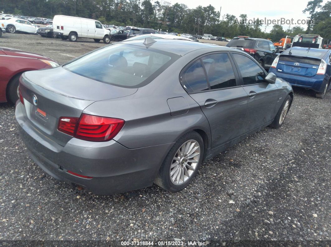 2011 Bmw 5 Series 535i Xdrive Gray vin: WBAFU7C55BC876110