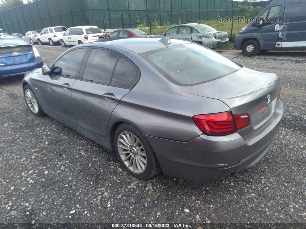 2011 Bmw 5 Series 535i Xdrive Gray vin: WBAFU7C55BC876110