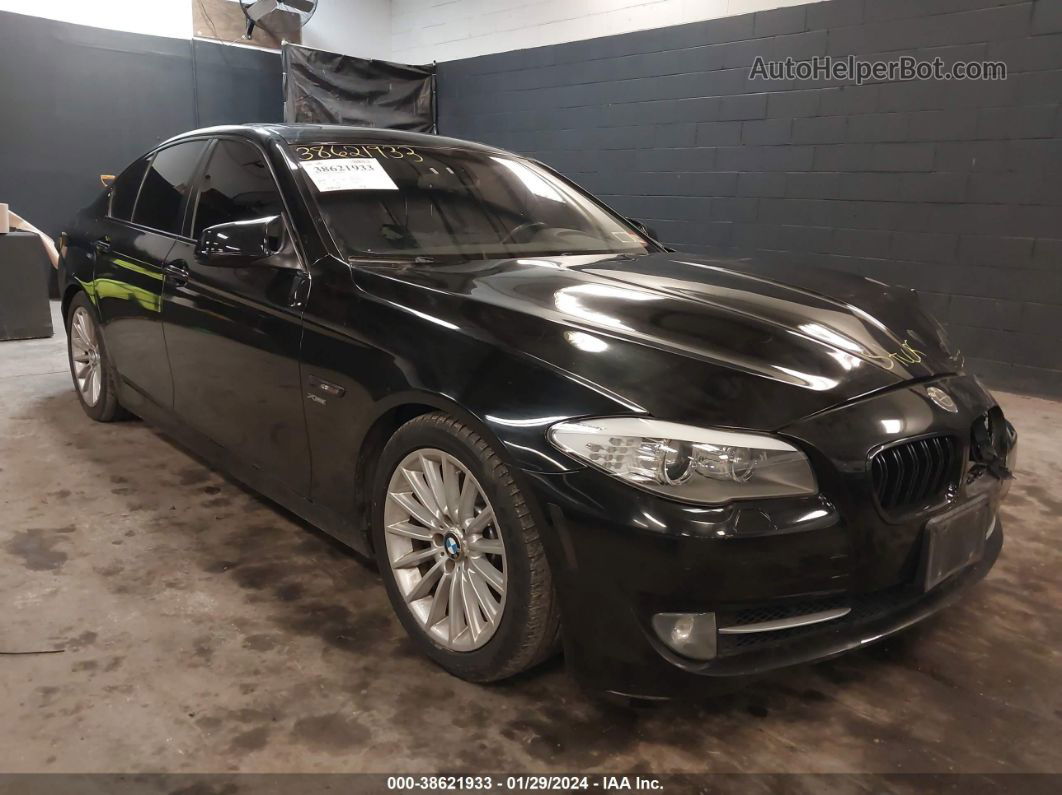 2011 Bmw 535i Xdrive Black vin: WBAFU7C55BC879251