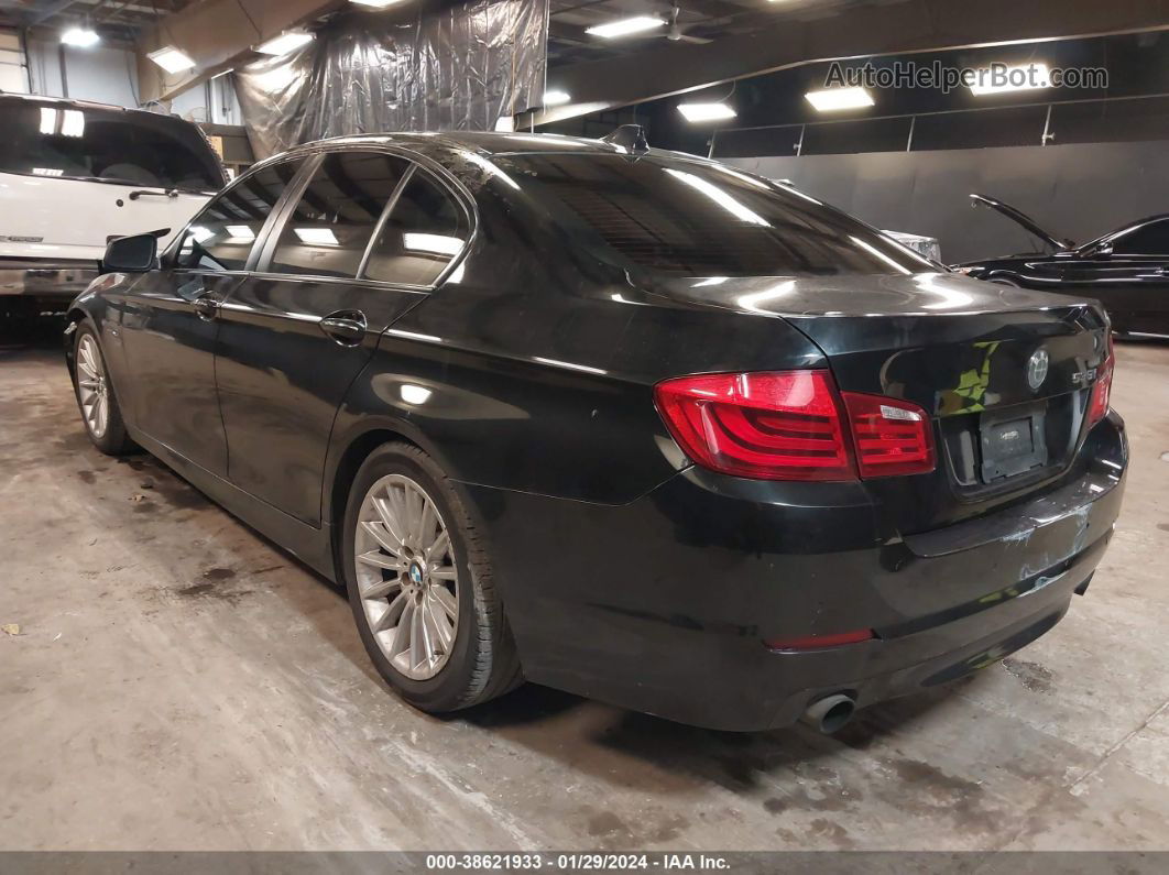 2011 Bmw 535i Xdrive Black vin: WBAFU7C55BC879251