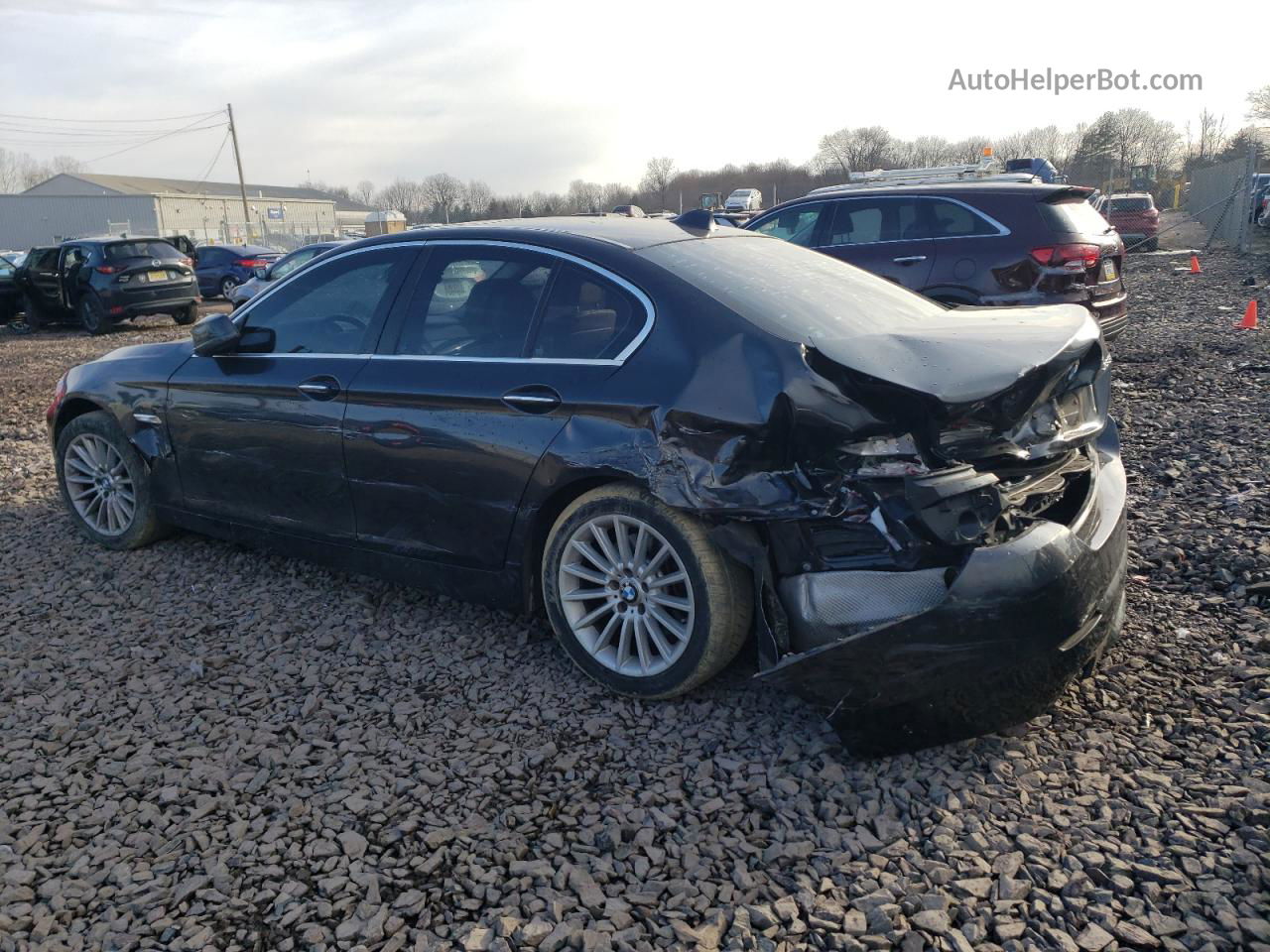 2011 Bmw 535 Xi Black vin: WBAFU7C56BC771723