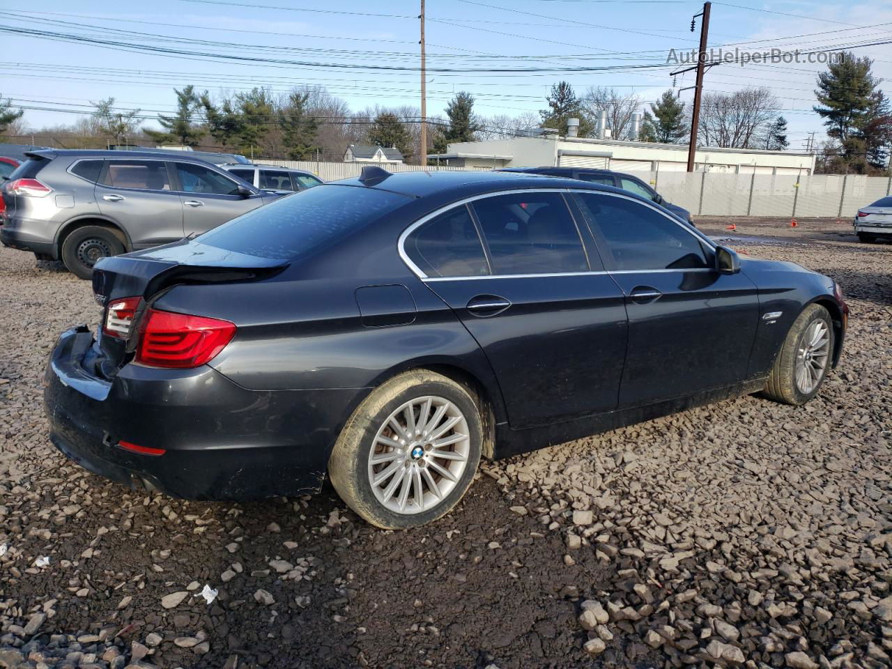 2011 Bmw 535 Xi Black vin: WBAFU7C56BC771723