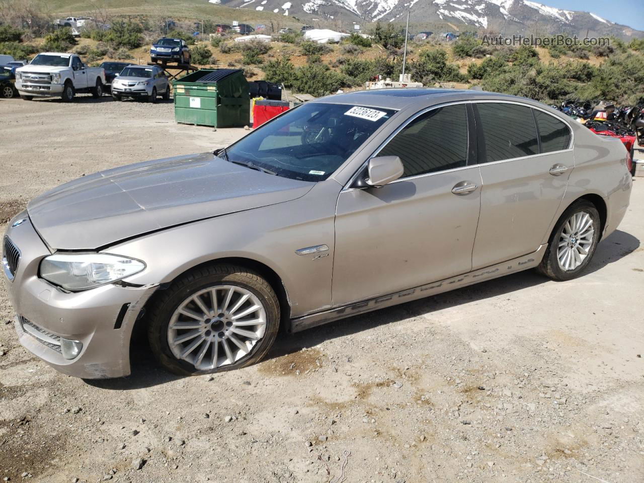 2011 Bmw 535 Xi Gold vin: WBAFU7C56BC877296