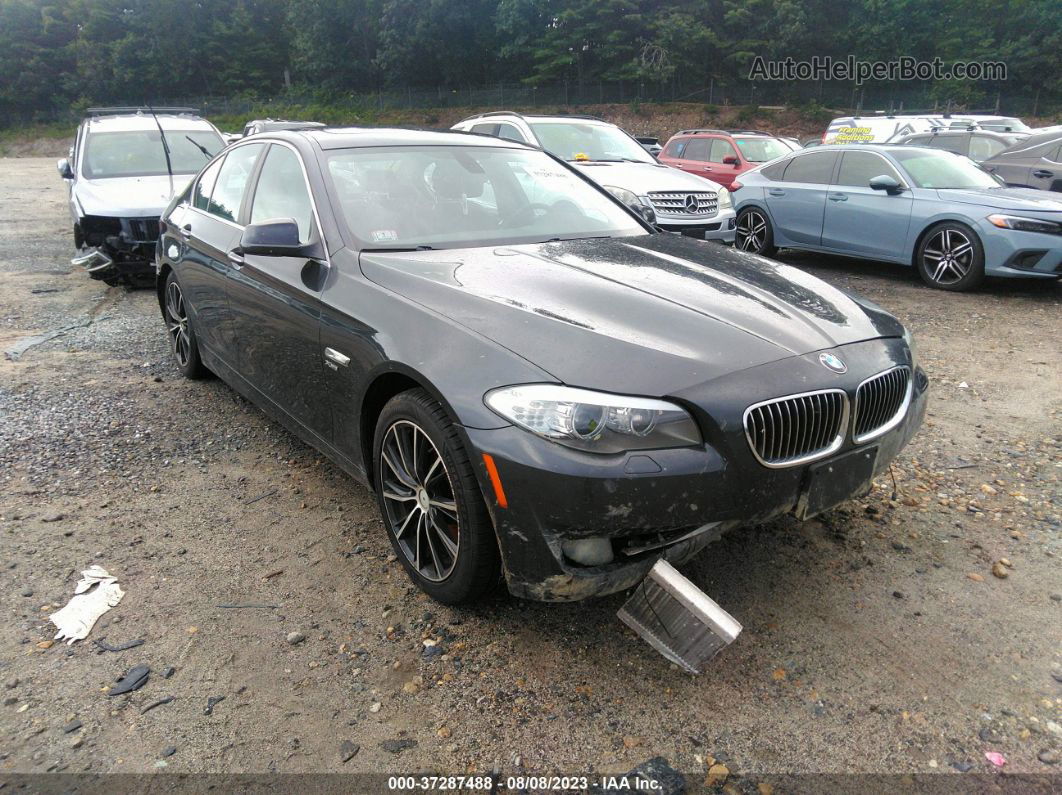 2011 Bmw 535i Xdrive Gray vin: WBAFU7C56BDU56141