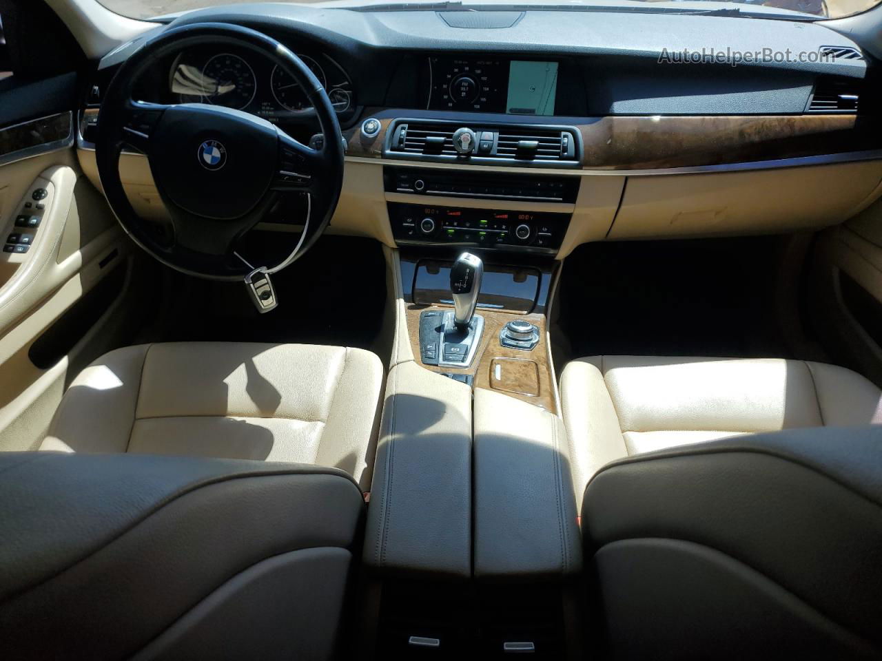 2011 Bmw 535 Xi Белый vin: WBAFU7C57BC872334